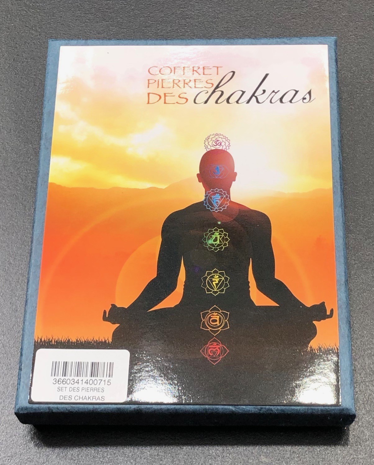 Set des pierres chakras