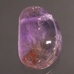 Pendentif pierre roulée percée amétrine