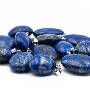 Pendentif pierre roulée Lapis lazuli QA