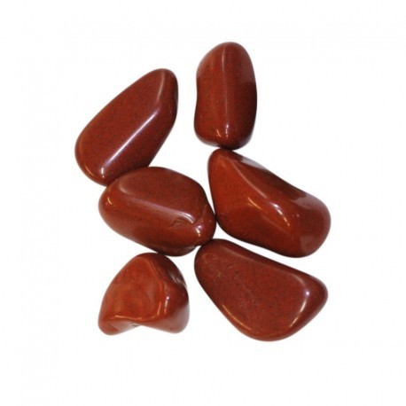 Pierres roulées Jaspe rouge