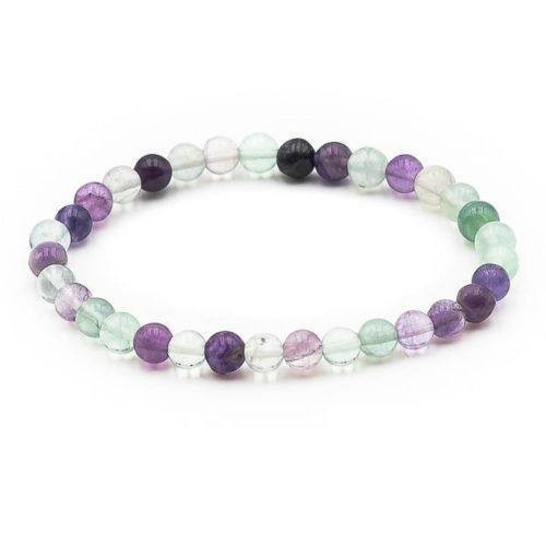 Perles Fluorite multicolore