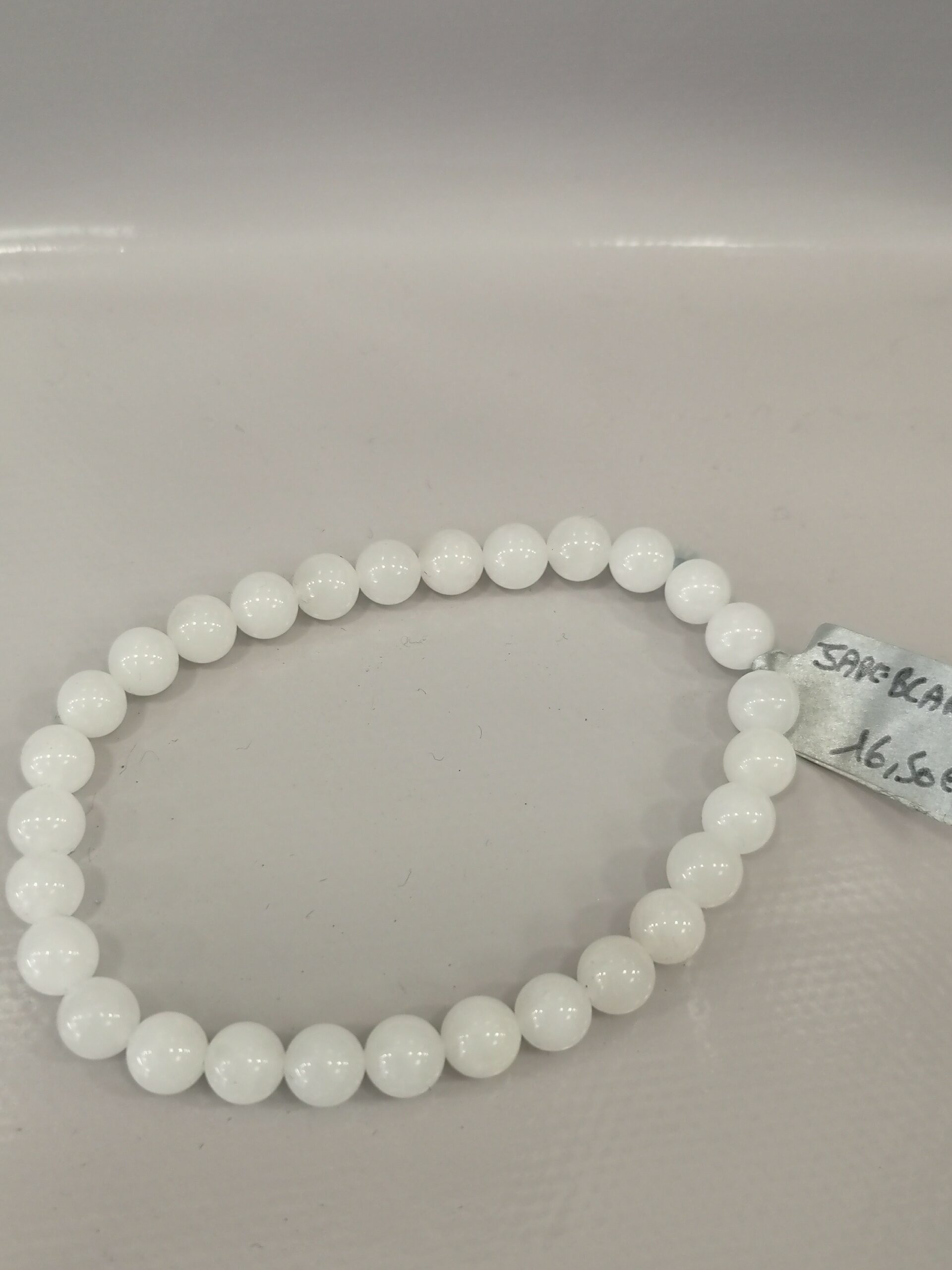 Perles Jade Blanc