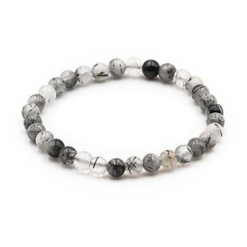 Perles Quartz Inclusion Tourmaline