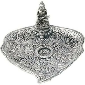 Porte encens feuille avec Bouddha