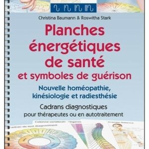 Planches énergétiques de santé et symboles de guérison