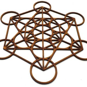 Plaque de Rechargement Métatron Sculptée Bois