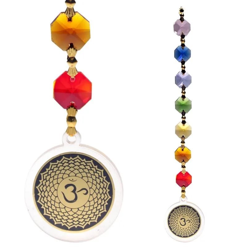 Feng Shui pendentif décoratif Chakra coronal Om