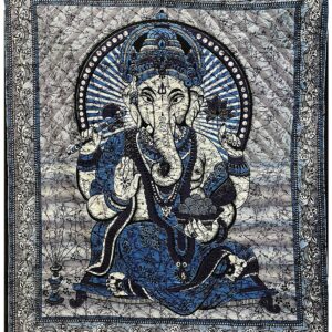 Tenture Ganesh Bleue