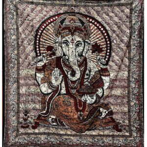 Tenture Ganesh Bordeaux