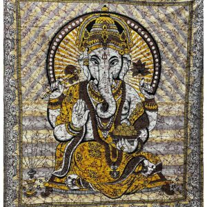 Tenture Ganesh Jaune