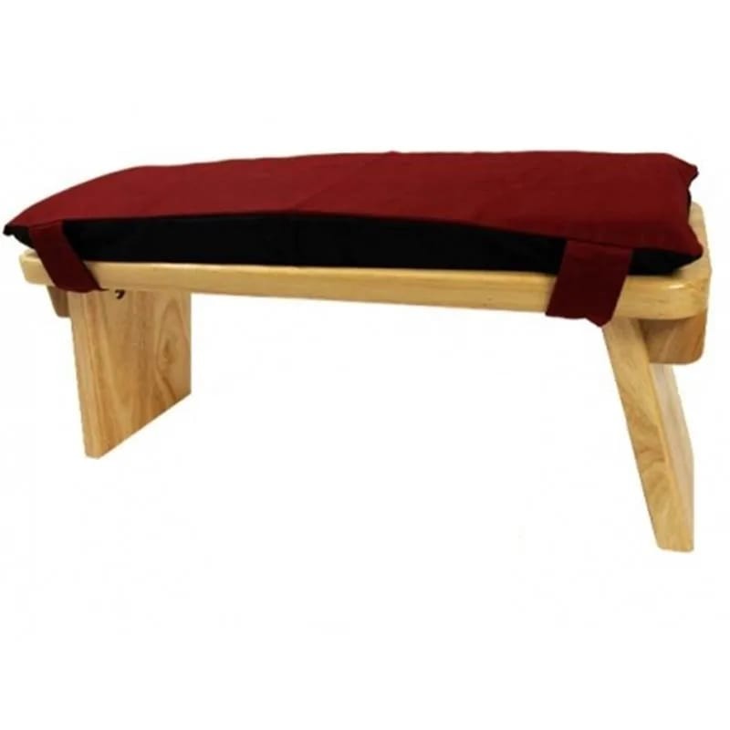 Coussin pour banc de méditation brun rougeâtre