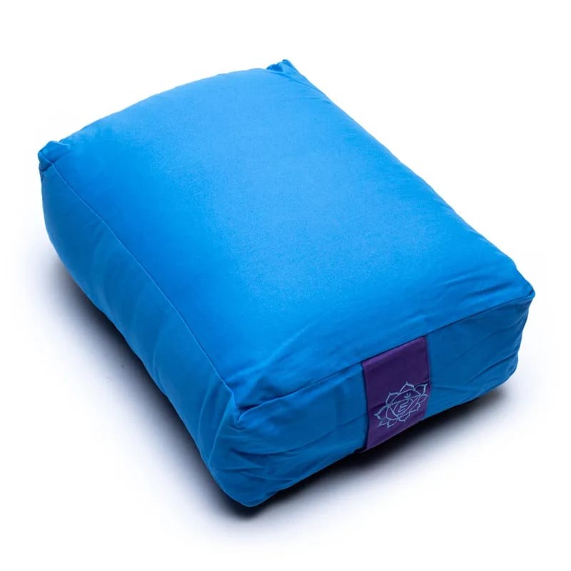 Coussins méditation/Bolster 5ème Chakra bleu