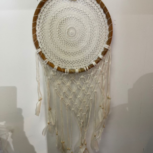 Attrape-rêves simple blanc 50 cm