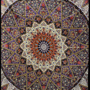 Tenture Mandala & Eléphant Violet