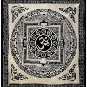 Tenture Om Noir & Blanc