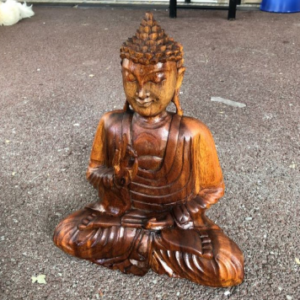 Bouddha en bois de 20cm