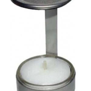 Brûle encens en acier inoxydable avec bougie