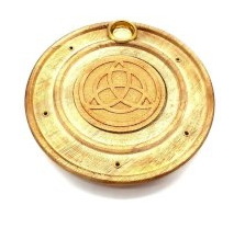 Porte-Encens Bois Rond Trinité 10cm