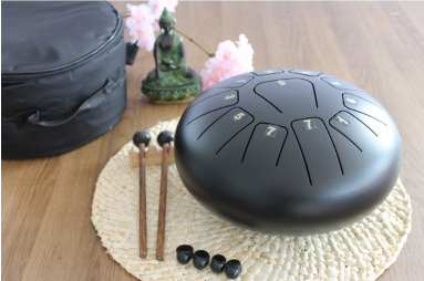 Tongue Drum Noir Diamètre 25 cm