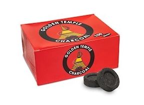 Tablettes de charbon Golden Temple 40 mm