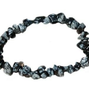 Baroque Obsidienne flocon de neige