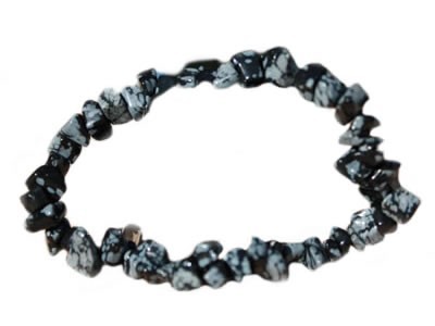 Baroque Obsidienne flocon de neige