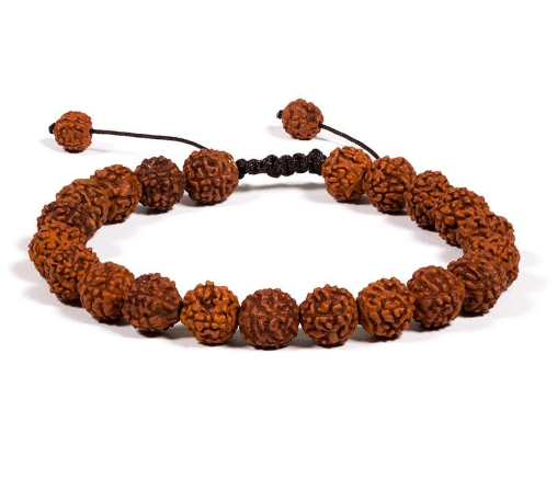 Bracelet Rudraksha perles