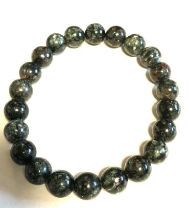 Bracelet Séraphinite perles 08mm