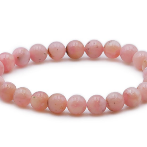 Bracelet Opale rose Perles 08mm
