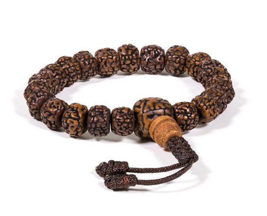 Bracelet Rudraksha perles