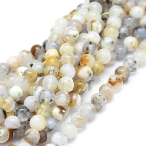 Perles Calcédoine qualité B