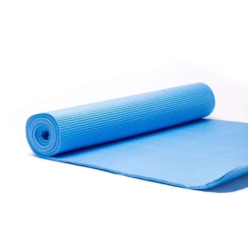 Tapis Yoga PVC Yogi & Yogini Bleu