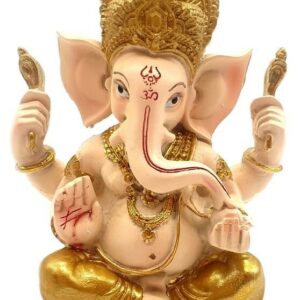 Ganesh beige et doré