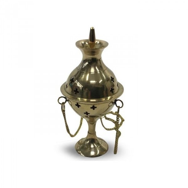 Encensoir à suspendre ou a poser en laiton