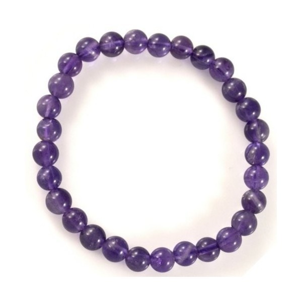 Bracelet Améthyste Perles