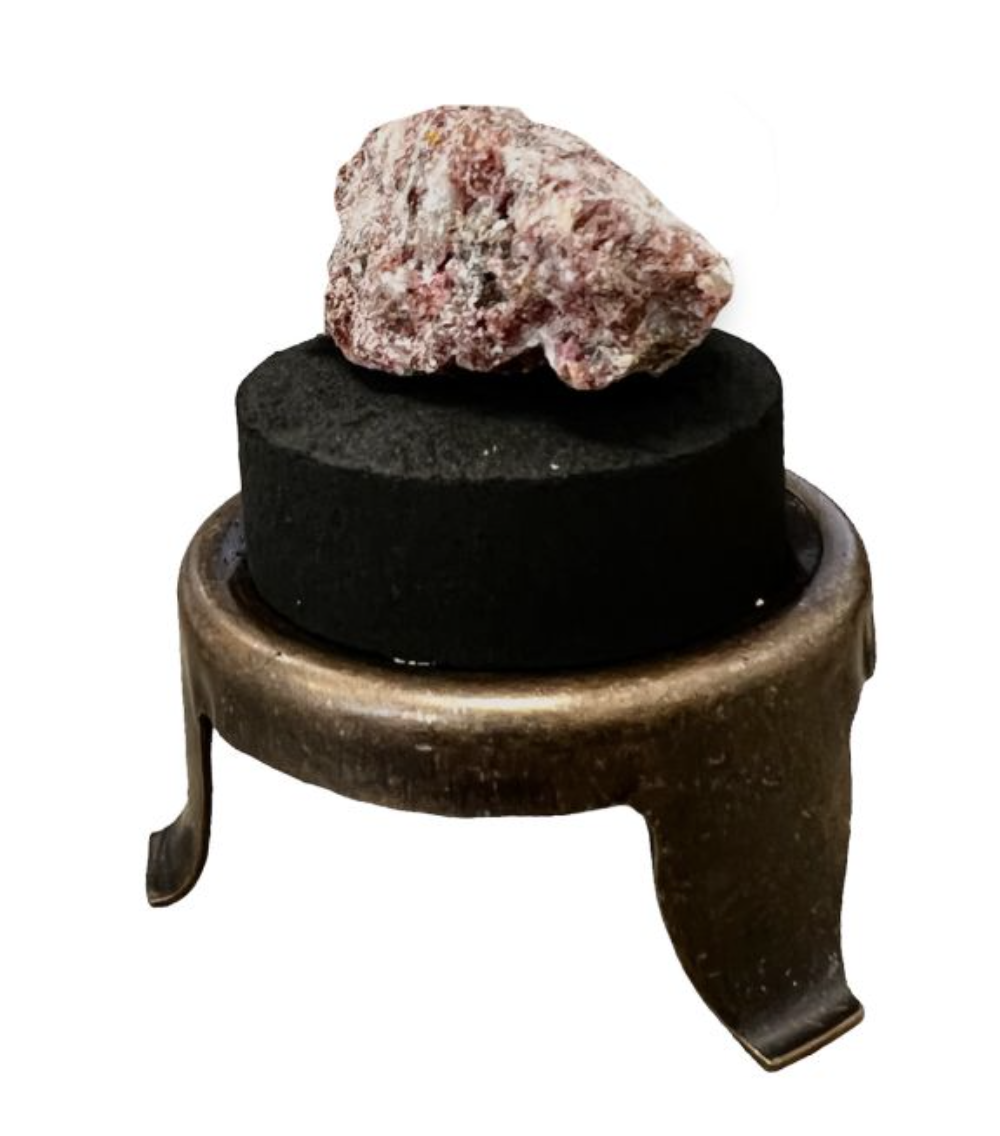 Porte charbon en metal