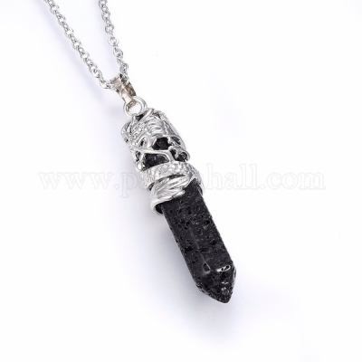 Pointe dragon pierre de lave