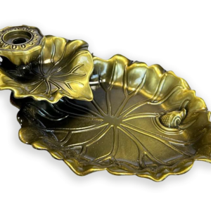 Brûleur d'encens à refoulement métal poisson