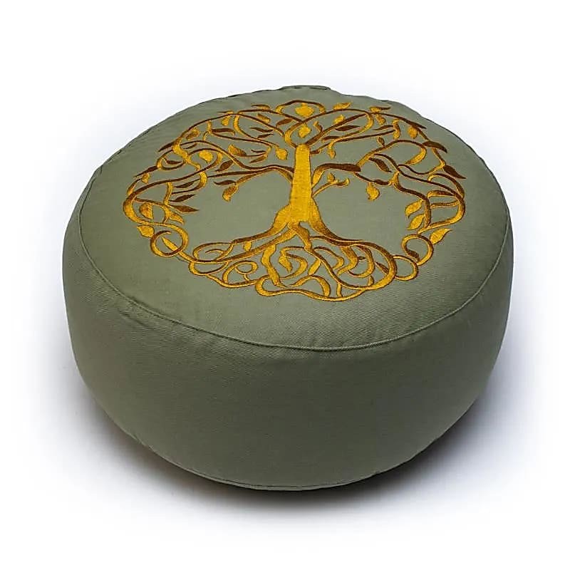 Coussin de méditation -  Arbre de vie coton BIO