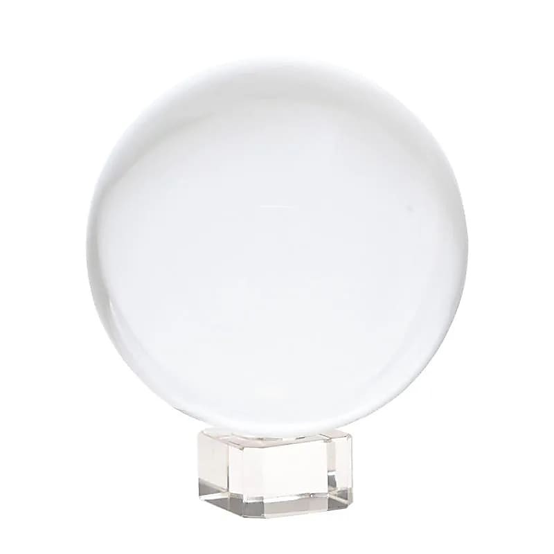 Sphère de Cristal sur base en verre 10cm