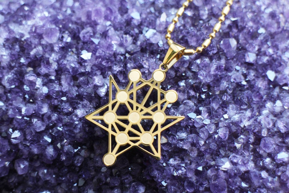 L’arbre des Sephirot plaqué or