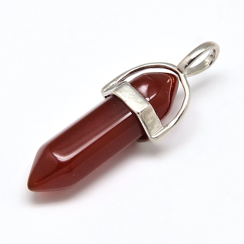 Pointe biterminée cornaline