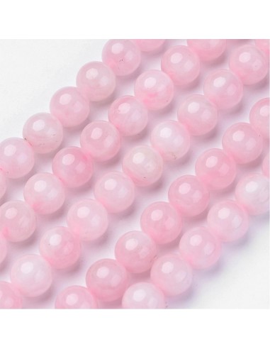 Quartz rose AB perles 06 mm