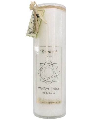 Bougie Chakra Lotus Blanc