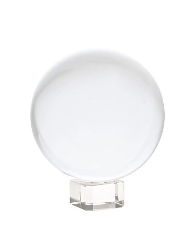 Sphère de Cristal sur base en verre