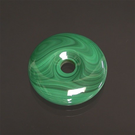 Pendentif Pi Chinois Malachite de 2 cm