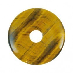 Pendentif Pi Chinois Oeil de Tigre 30 mm
