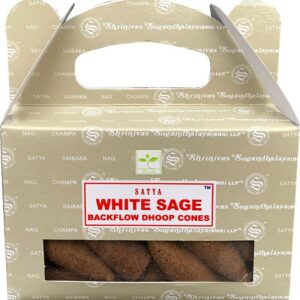 Cônes d'encens à refoulement sauge blanche