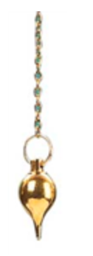 Pendule Goutte Doré