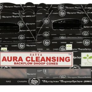 Cônes d'encens Satya à refoulement Aura Cleansing
